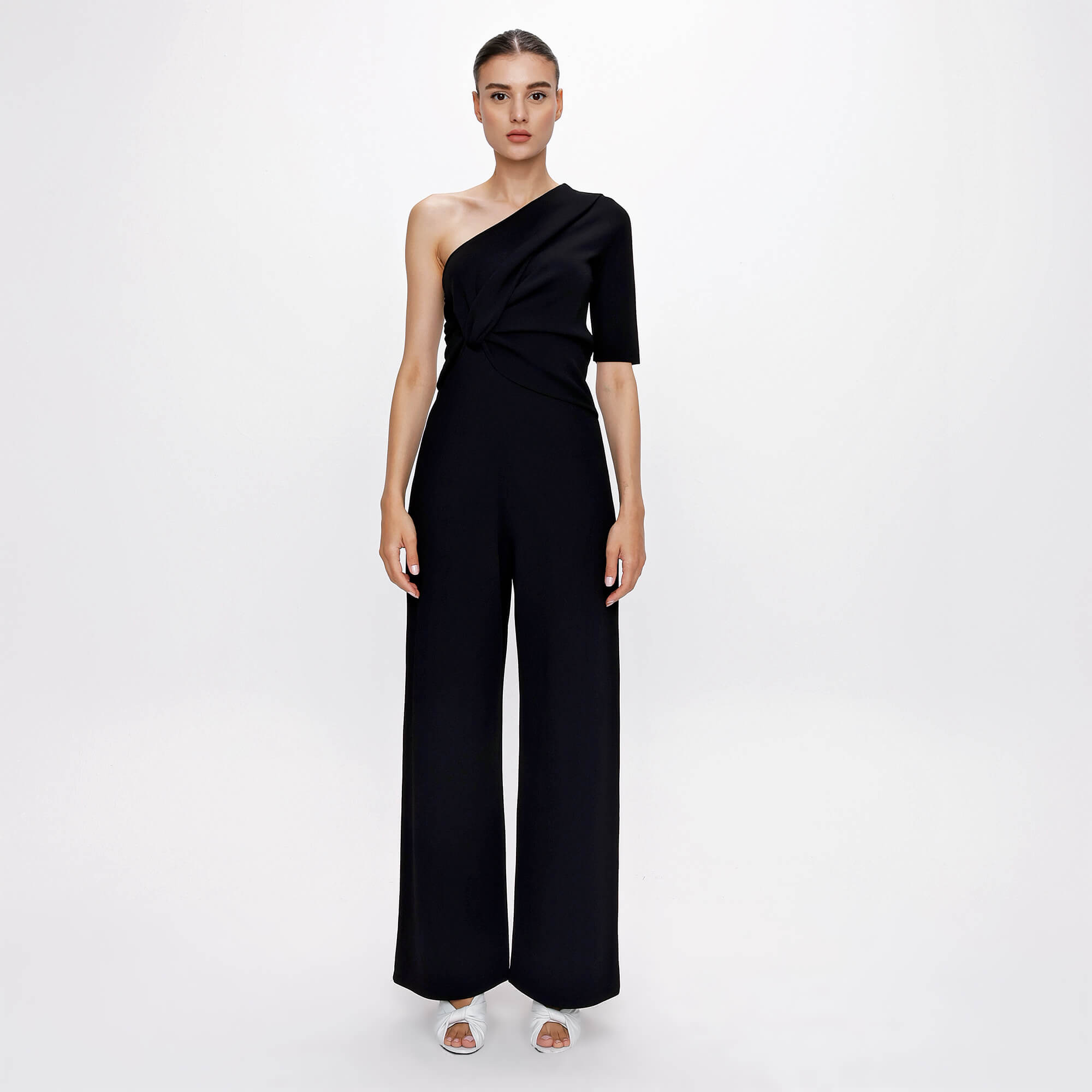 Stella McCartney - Black One Shoulder Jumpsuit